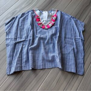 Nellystella Stripe Poncho Tunic Top